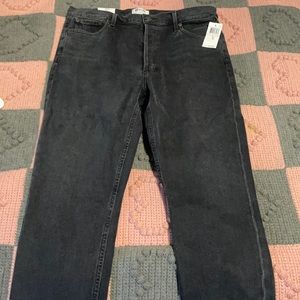 Agolde Black Fade High Rise Slim Fit Size 32 Jeans